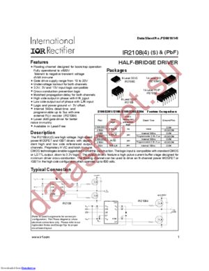 IR2108STRPBF datasheet  