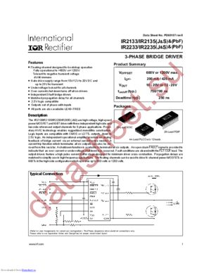 IR2233SPBF datasheet  