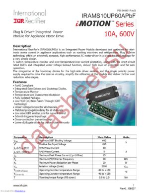 IRAMS10UP60APBF datasheet  