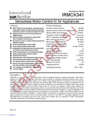 IRMCK341TR datasheet  