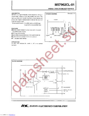 m57962cl-01r datasheet  