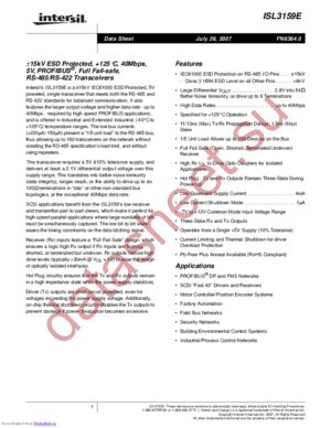 ISL3159EFRZ-T7A datasheet  