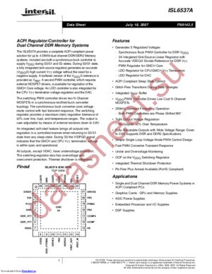 ISL6537ACRZ-T datasheet  