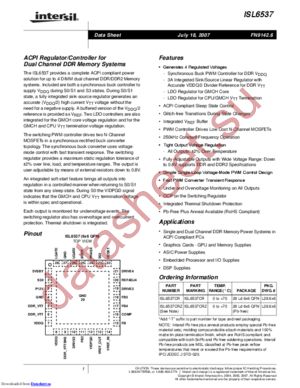 ISL6537CRZ-TR5160 datasheet  