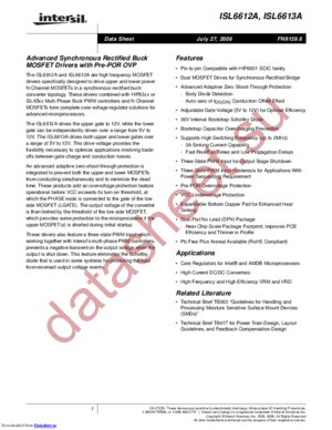 ISL6612ACBZ-TR5214 datasheet  