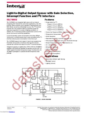 ISL76683AROZ-T7 datasheet  