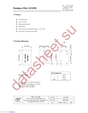 252852B datasheet  