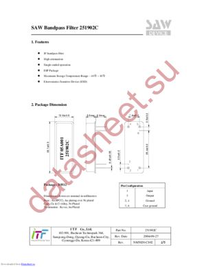 251902C datasheet  