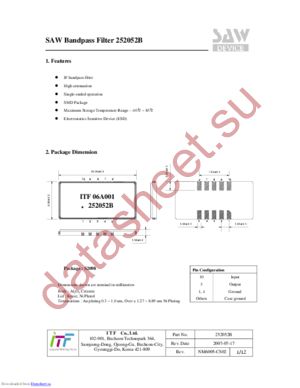 252052B datasheet  