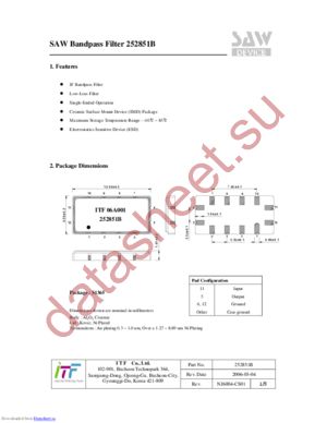 252851B datasheet  