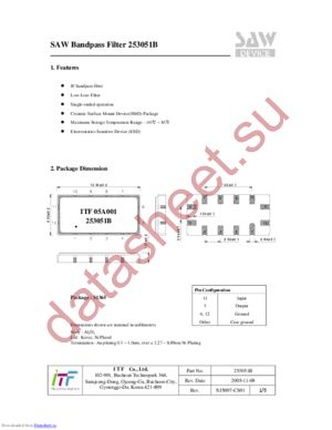 253051B datasheet  