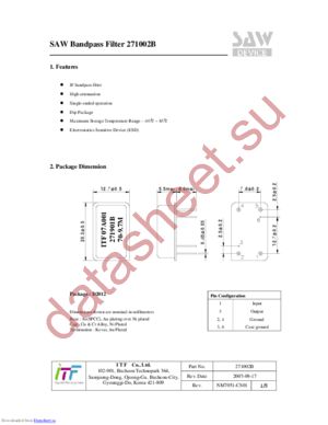 271002B datasheet  