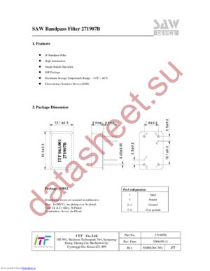 271907B datasheet  