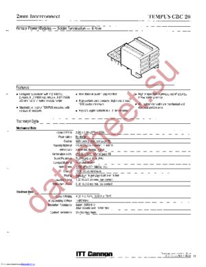 CBC-T-FDS datasheet  