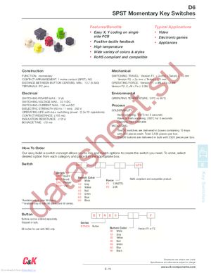 D6C00 F1 LFS datasheet  