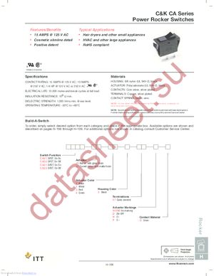 CA01J12207PQ datasheet  