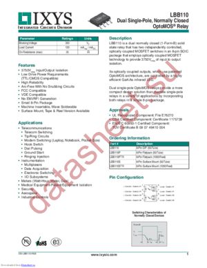 LCA210LSTR datasheet  