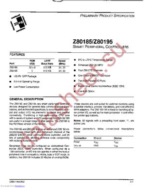 Z8019533FSG datasheet  