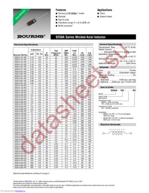 9250A-125-RC datasheet  