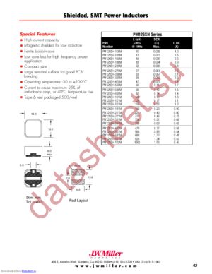 PM125SH-102M-RC datasheet  