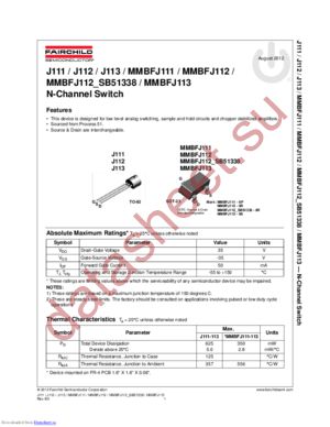 J112_Q datasheet  