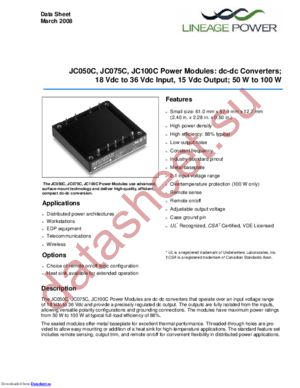 JC100C1 datasheet  