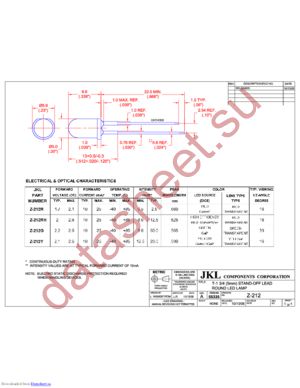 Z-212RH datasheet  