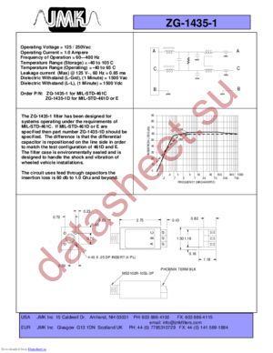 ZG-1435-1 datasheet  