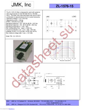 ZL-1576-15 datasheet  