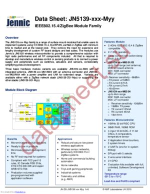 JN5139-Z01-M/03R1T datasheet  