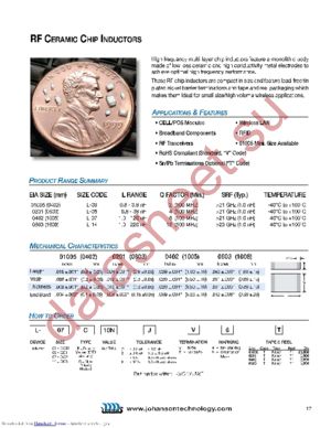 L-14C10NJV4T datasheet  