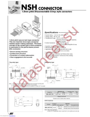 NSHR-02V-S datasheet  