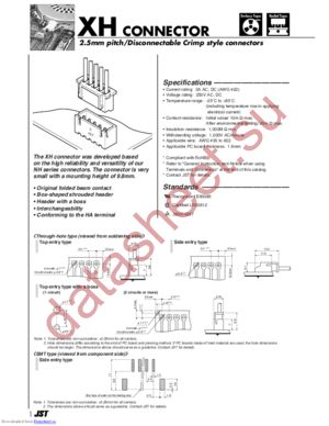 S2B-XH-A datasheet  