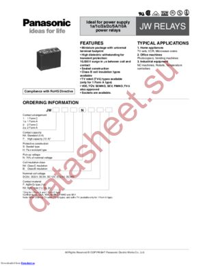 JW1FSN-B-DC48V datasheet  