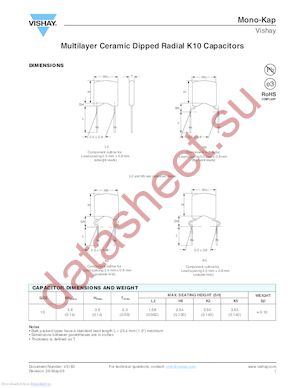 K101J10C0GF5TL2 datasheet  