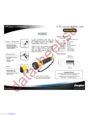 K220WB-E datasheet  