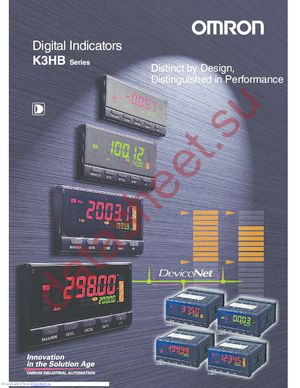 K3HB-SSD 100/240VAC datasheet  