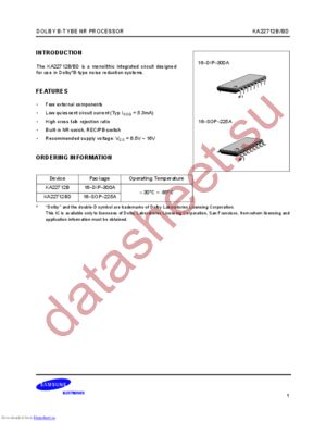 KA22712B datasheet  