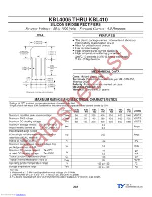 KBL4005 datasheet  