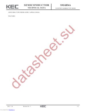 SMAB34A datasheet  