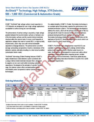 C1206V683KCRACTU datasheet  