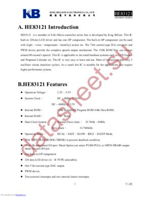 HE83121 datasheet  