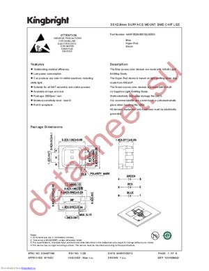 AAAF3529VBDSEJ3ZGS datasheet  