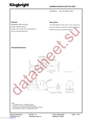 AM2520EC01 datasheet  