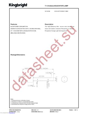 W1503ID datasheet  