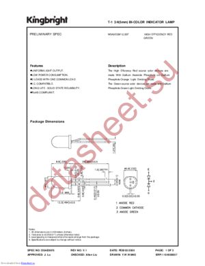 W5A9EGW123SF datasheet  