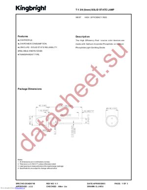 W63IT datasheet  