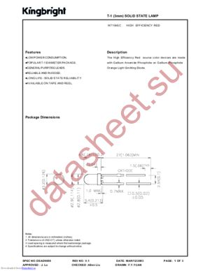 W7104EC datasheet  