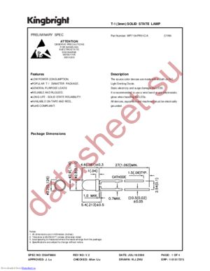 WP7104PR51C/A datasheet  