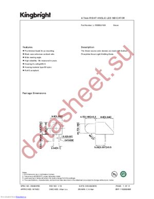 L-1533BQ/1GD datasheet  